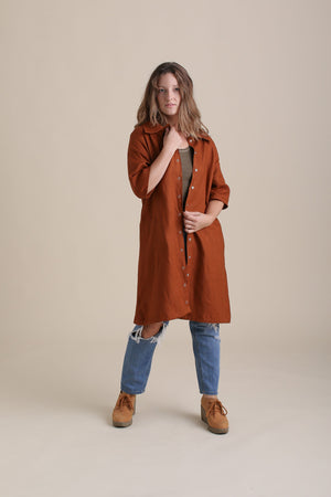 Open image in slideshow, Revolution Dress in Rust
