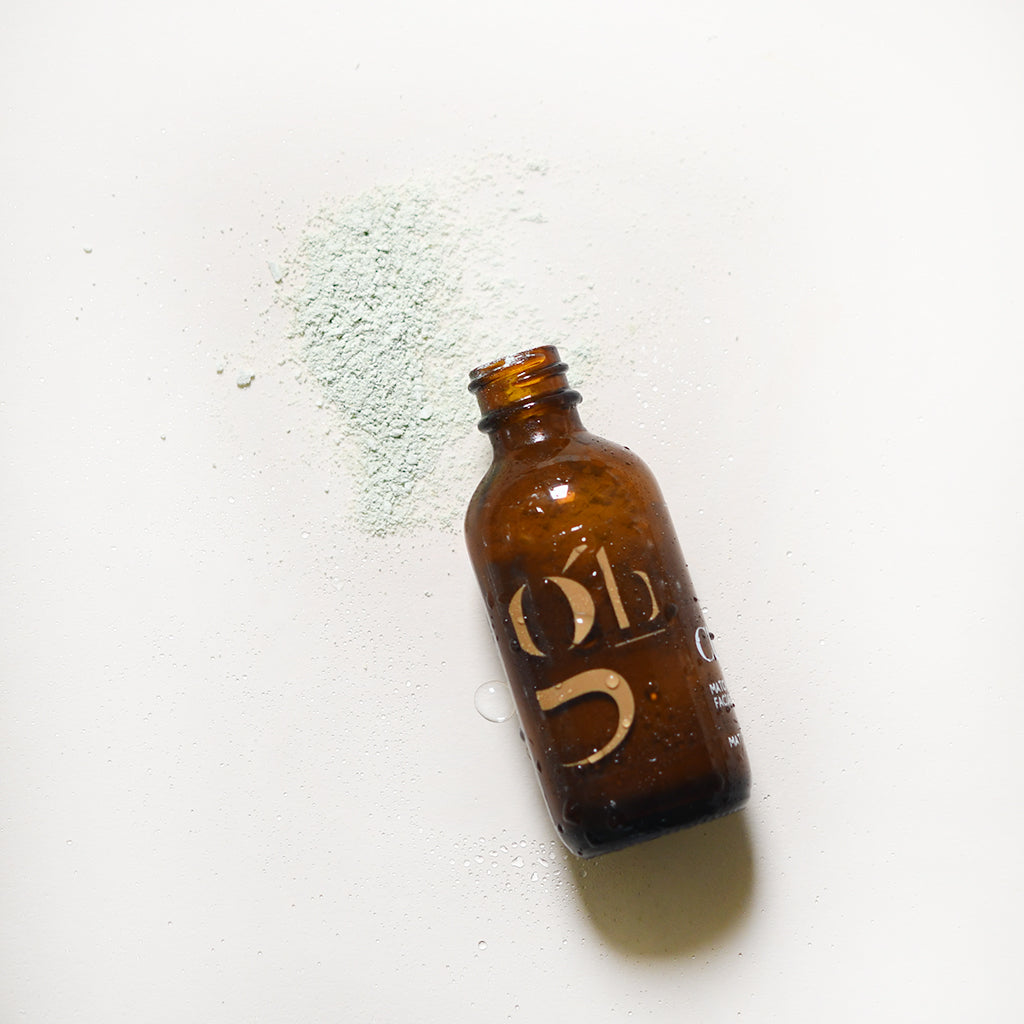 CLARIFY- Matcha and Coconut Facial Cleansing Grains.